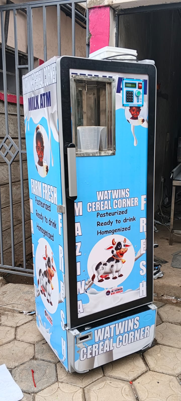 Milk ATM - Time-X Automations Smart Vending Machine